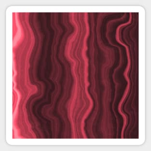 Magenta Pink Marbled Paint Pattern Sticker